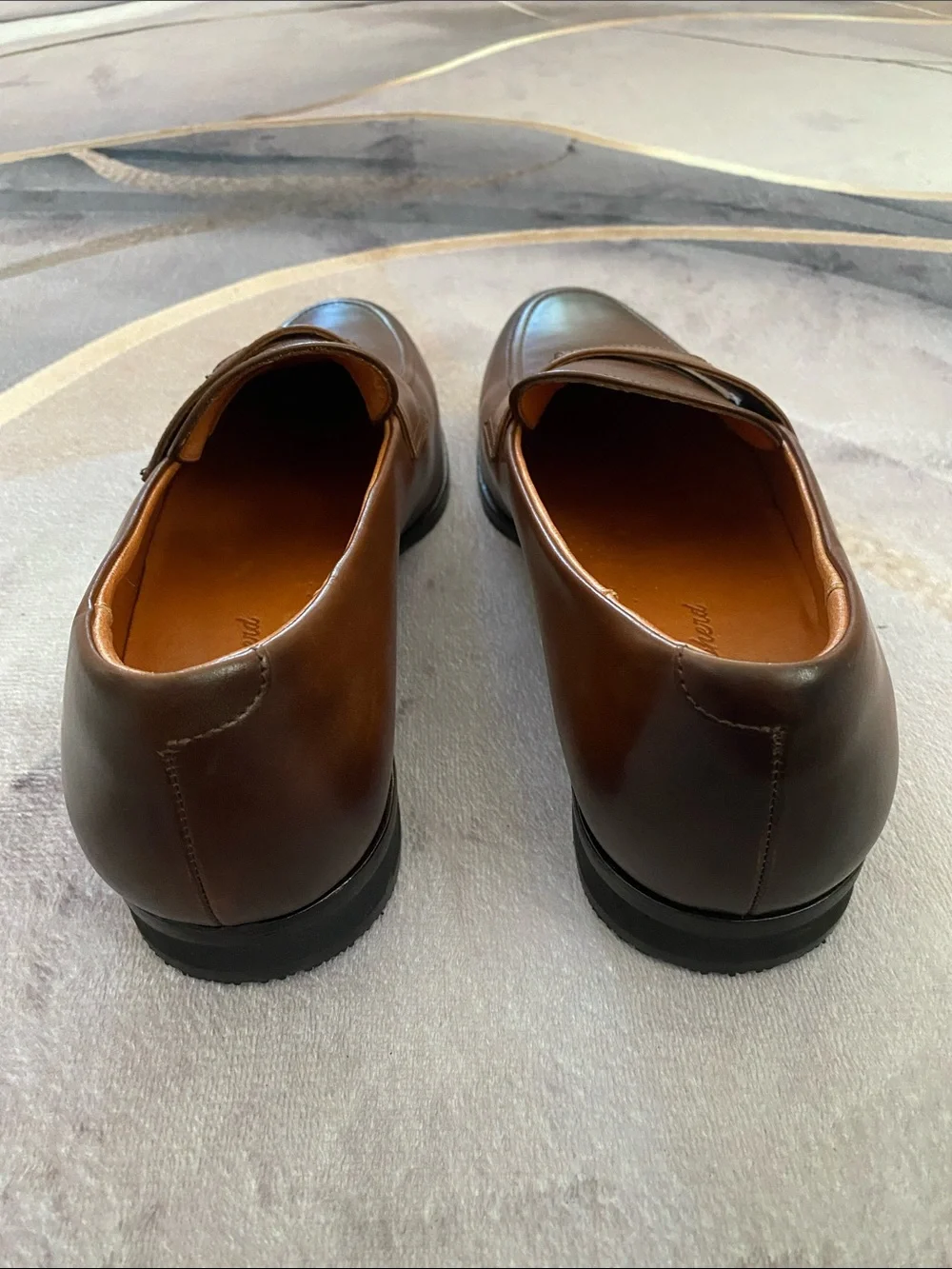 Wolf & Shepherd leather upper loafer men’s size 12.5